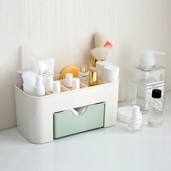 - Cosmetic/Makeup Storage Organizer with Drawer - Pink - Picture 9 of 15